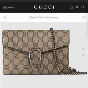 Dionysus GG Supreme chain wallet
